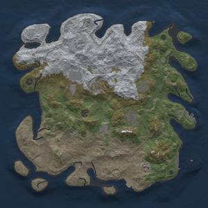 Thumbnail Rust Map: Procedural Map, Size: 4250, Seed: 673857333, 17 Monuments