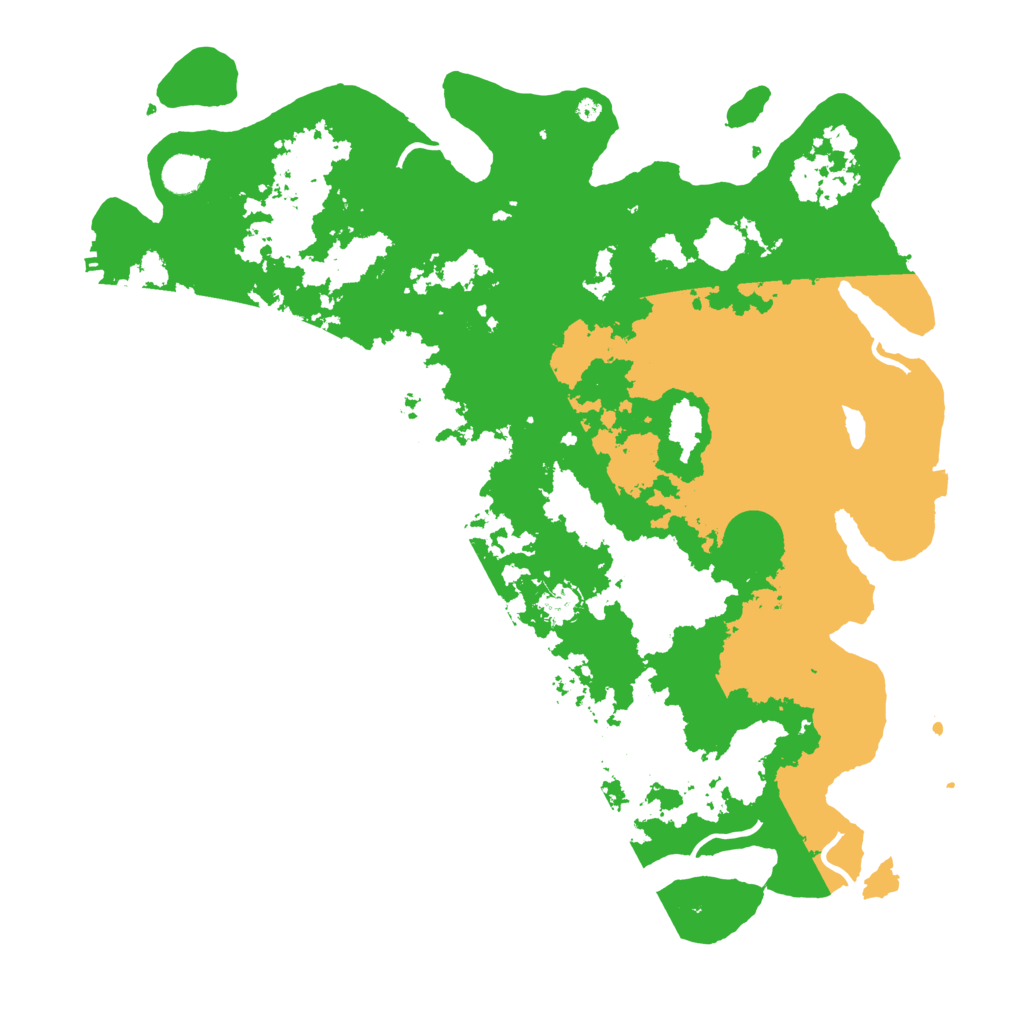 Biome Rust Map: Procedural Map, Size: 4500, Seed: 1527955881
