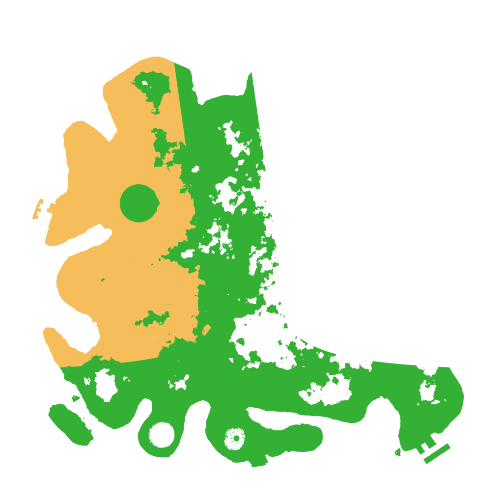 Biome Rust Map: Procedural Map, Size: 3500, Seed: 1458375515