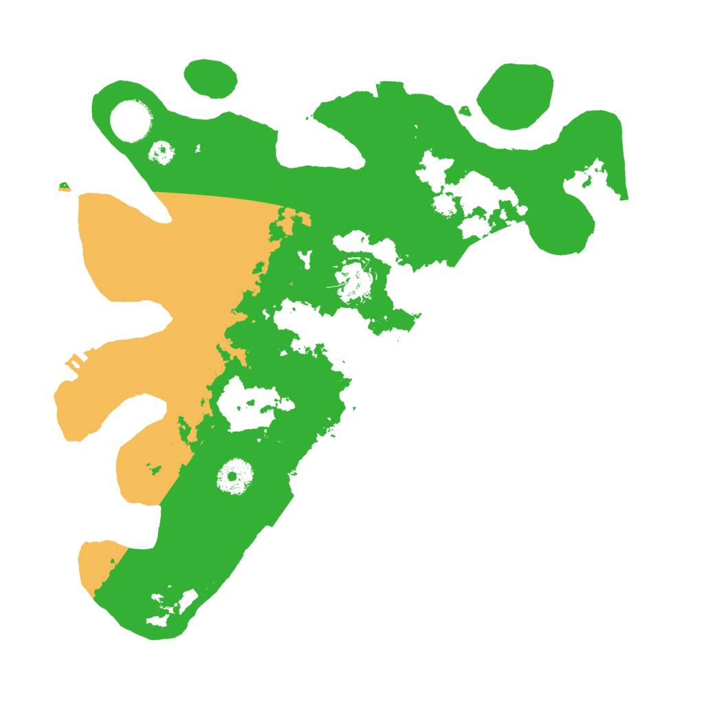 Biome Rust Map: Procedural Map, Size: 3000, Seed: 860524476