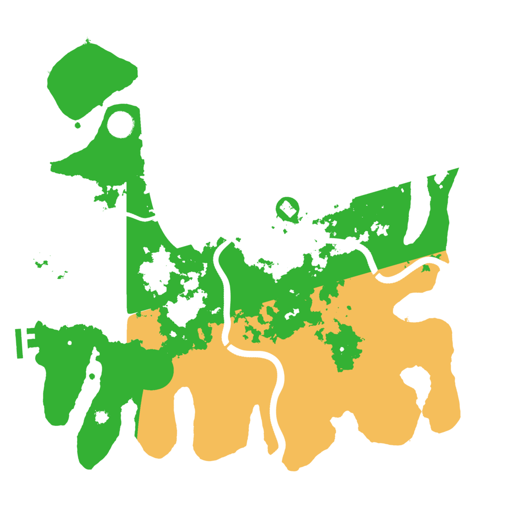 Biome Rust Map: Procedural Map, Size: 3450, Seed: 28719528