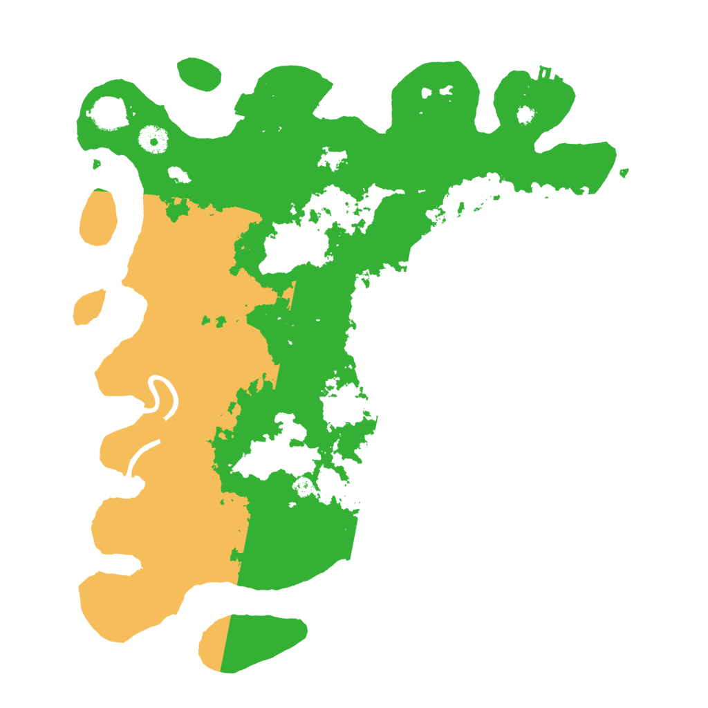 Biome Rust Map: Procedural Map, Size: 3700, Seed: 545602350