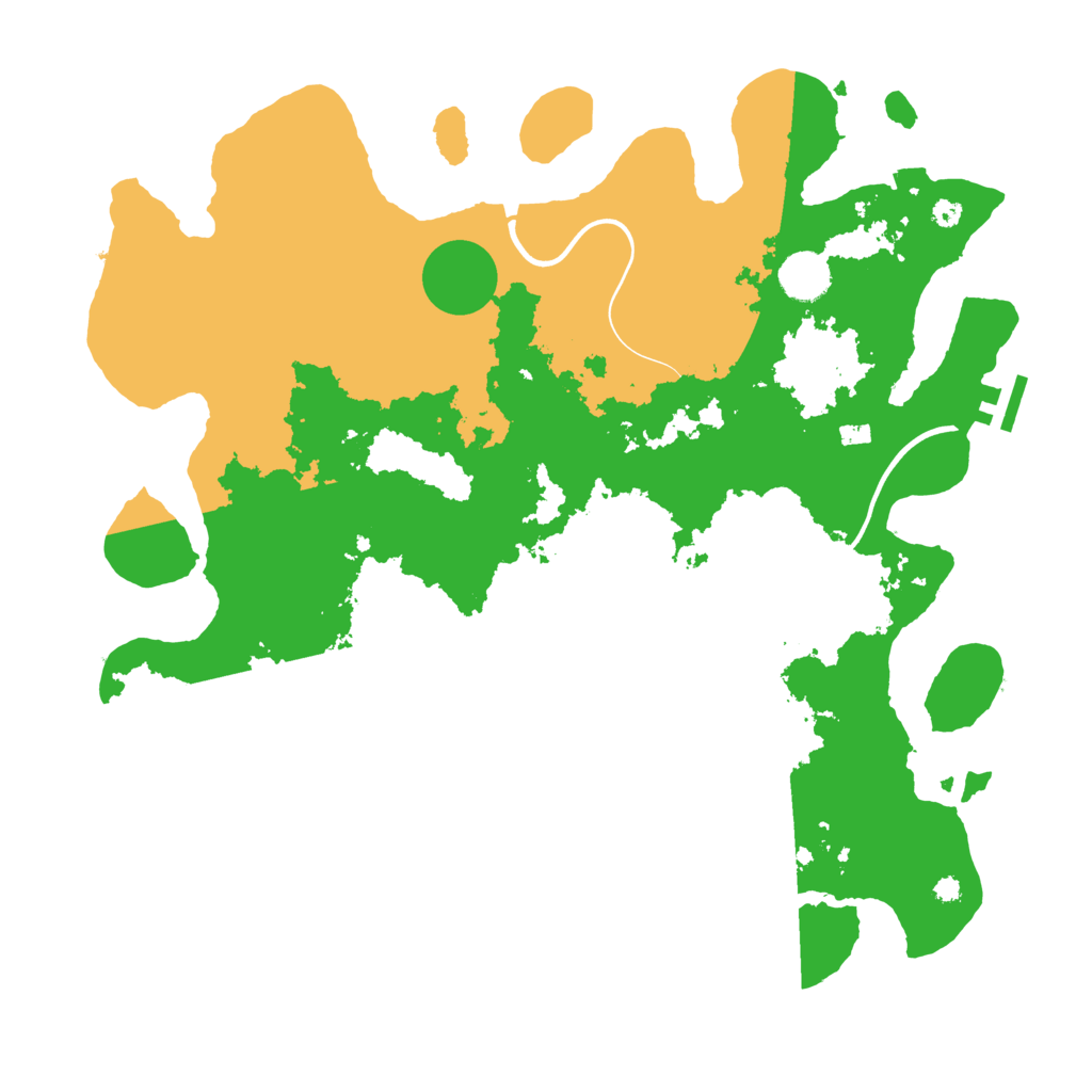 Biome Rust Map: Procedural Map, Size: 3850, Seed: 1314437