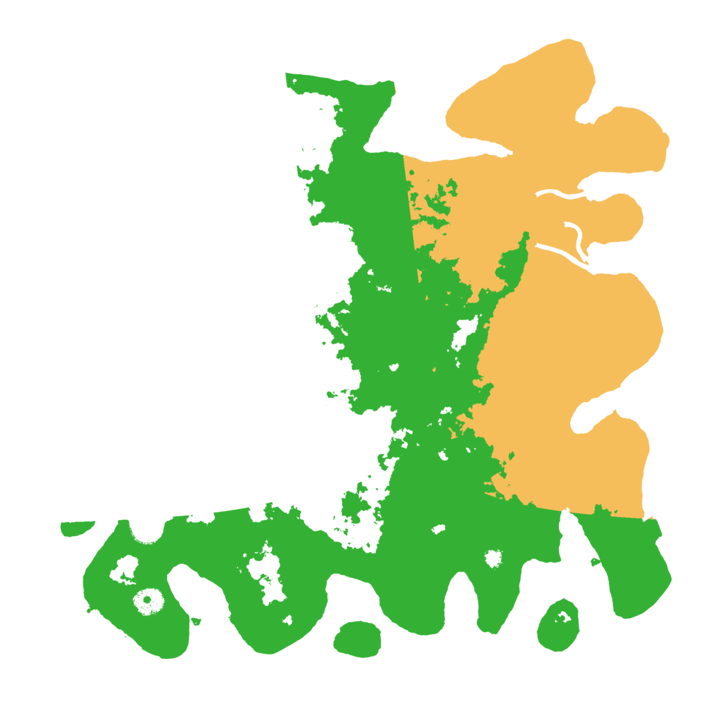 Biome Rust Map: Procedural Map, Size: 3800, Seed: 76778