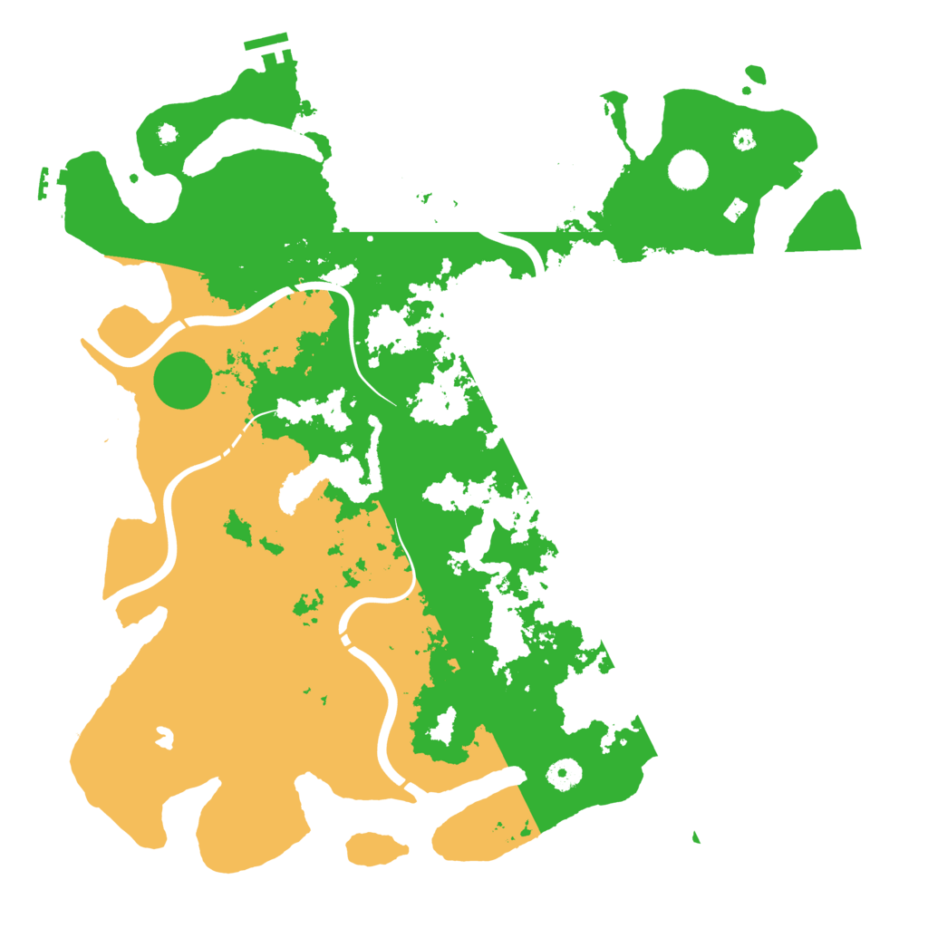 Biome Rust Map: Procedural Map, Size: 4250, Seed: 35434158