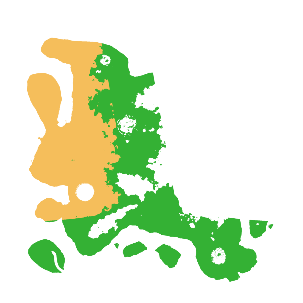Biome Rust Map: Procedural Map, Size: 3000, Seed: 163206258