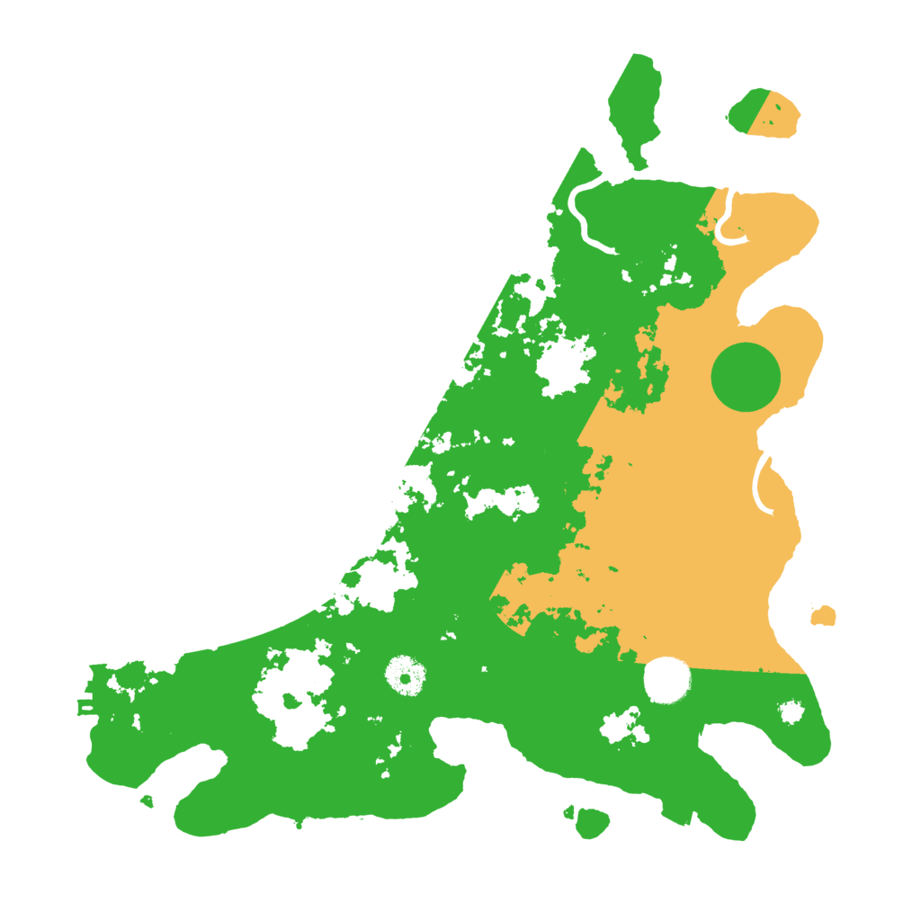 Biome Rust Map: Procedural Map, Size: 3500, Seed: 3900293