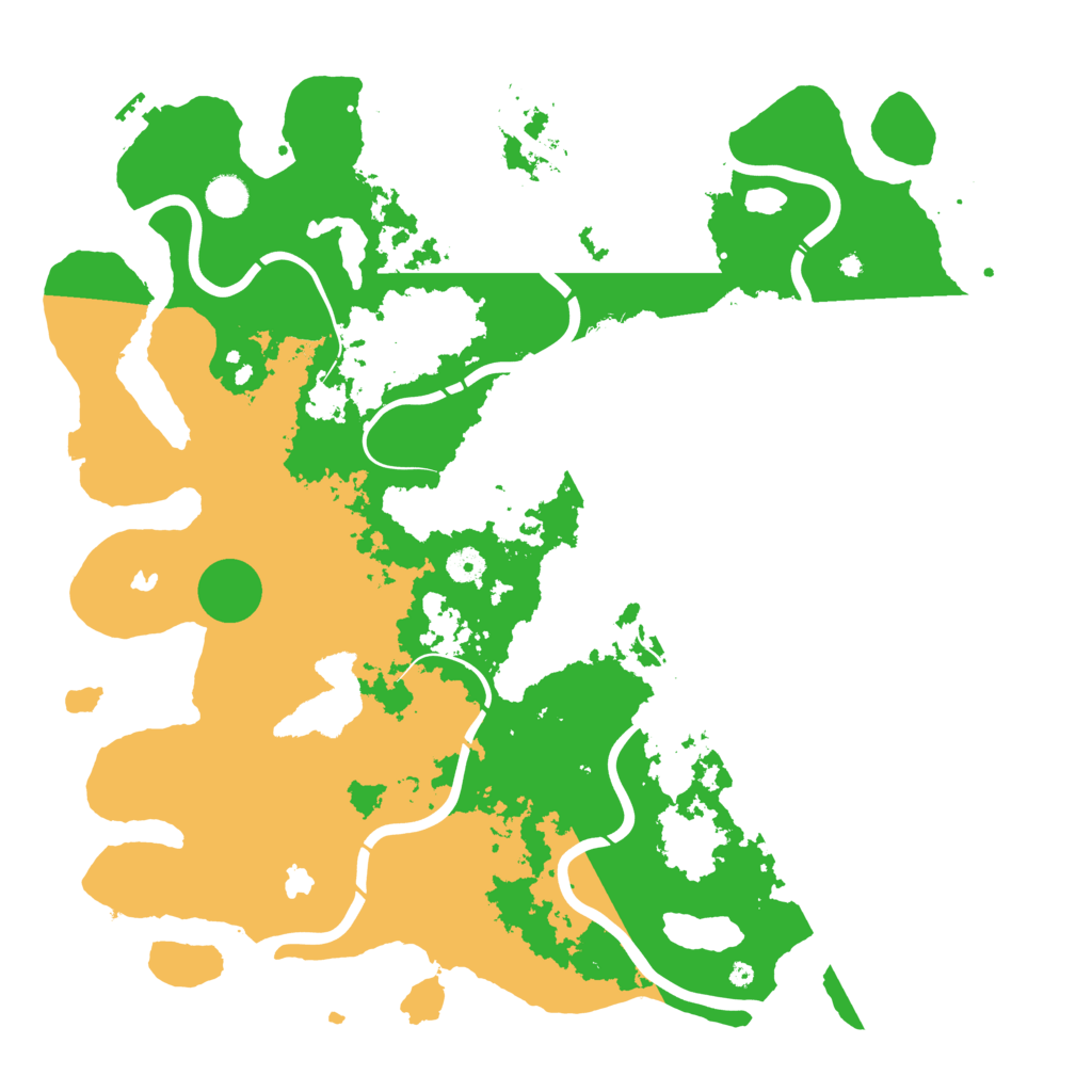 Biome Rust Map: Procedural Map, Size: 4500, Seed: 478541