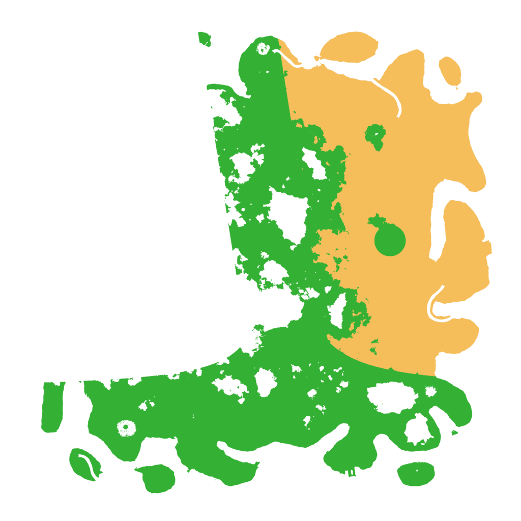 Biome Rust Map: Procedural Map, Size: 4400, Seed: 174