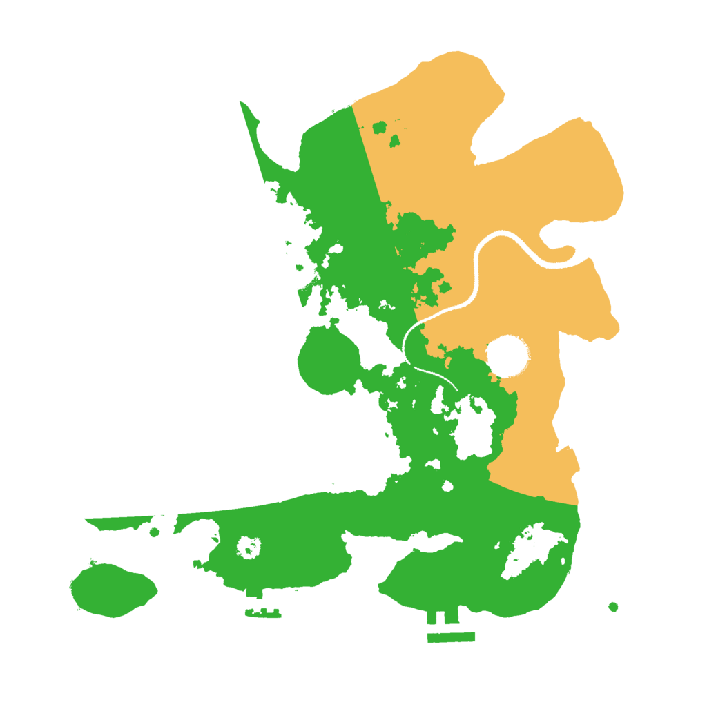 Biome Rust Map: Procedural Map, Size: 3000, Seed: 6401378