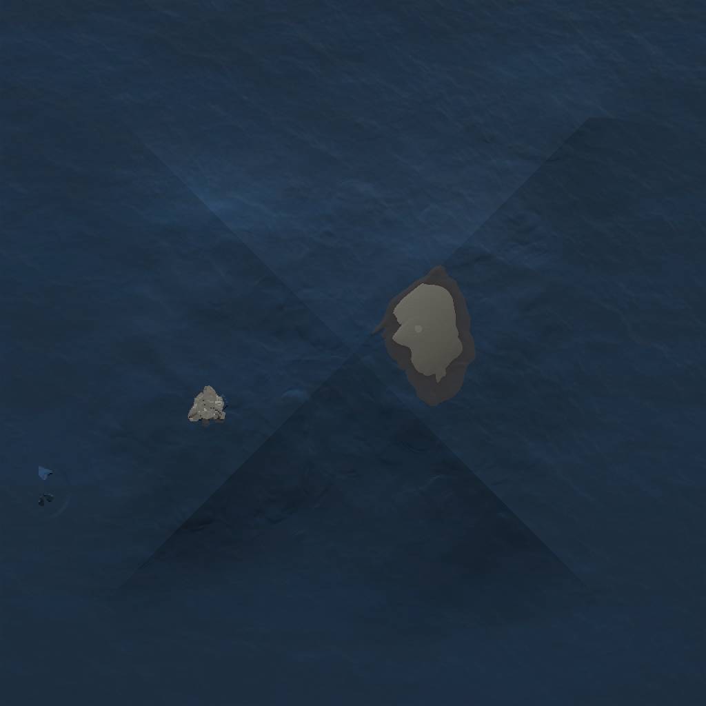 Rust Map: Procedural Map, Size: 1000, Seed: 295843332, 3 Monuments