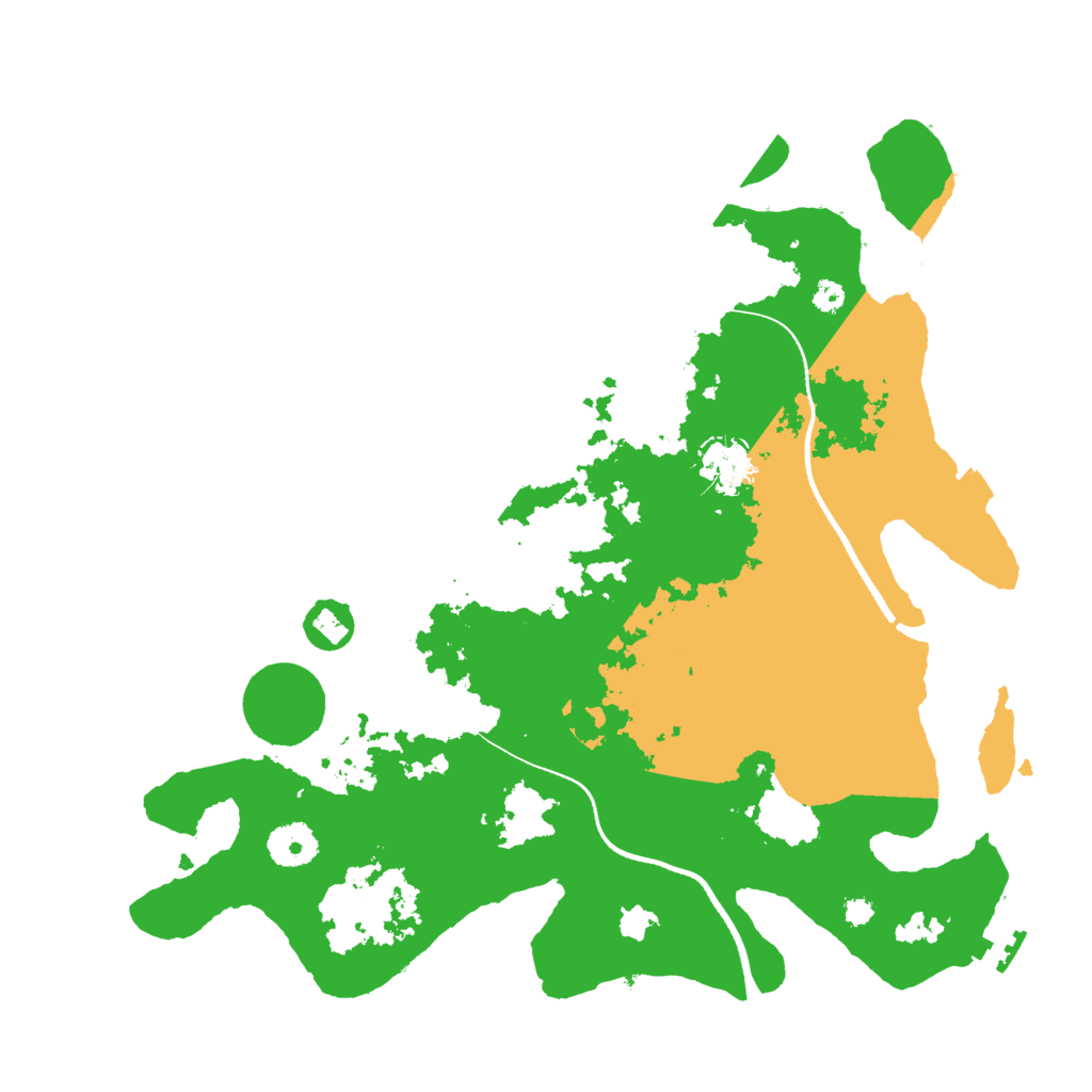 Biome Rust Map: Procedural Map, Size: 3500, Seed: 766782969