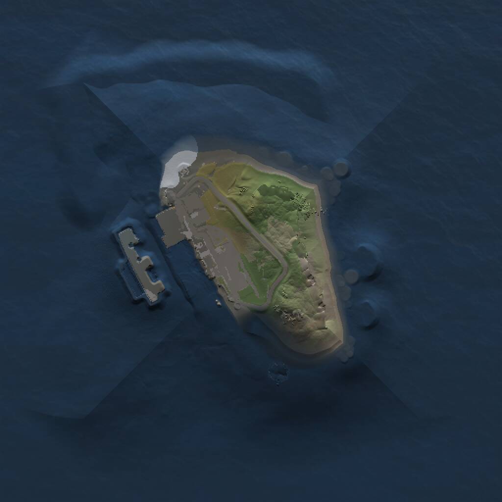 Rust Map: Procedural Map, Size: 1000, Seed: 1513513, 2 Monuments