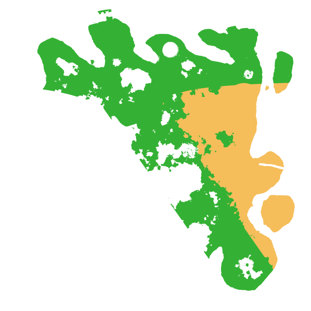Biome Rust Map: Procedural Map, Size: 3500, Seed: 952111426