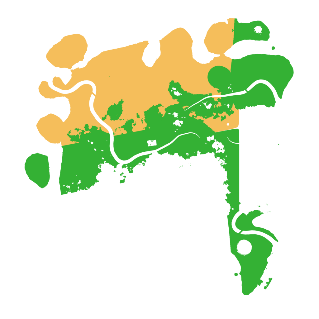 Biome Rust Map: Procedural Map, Size: 3750, Seed: 155098769