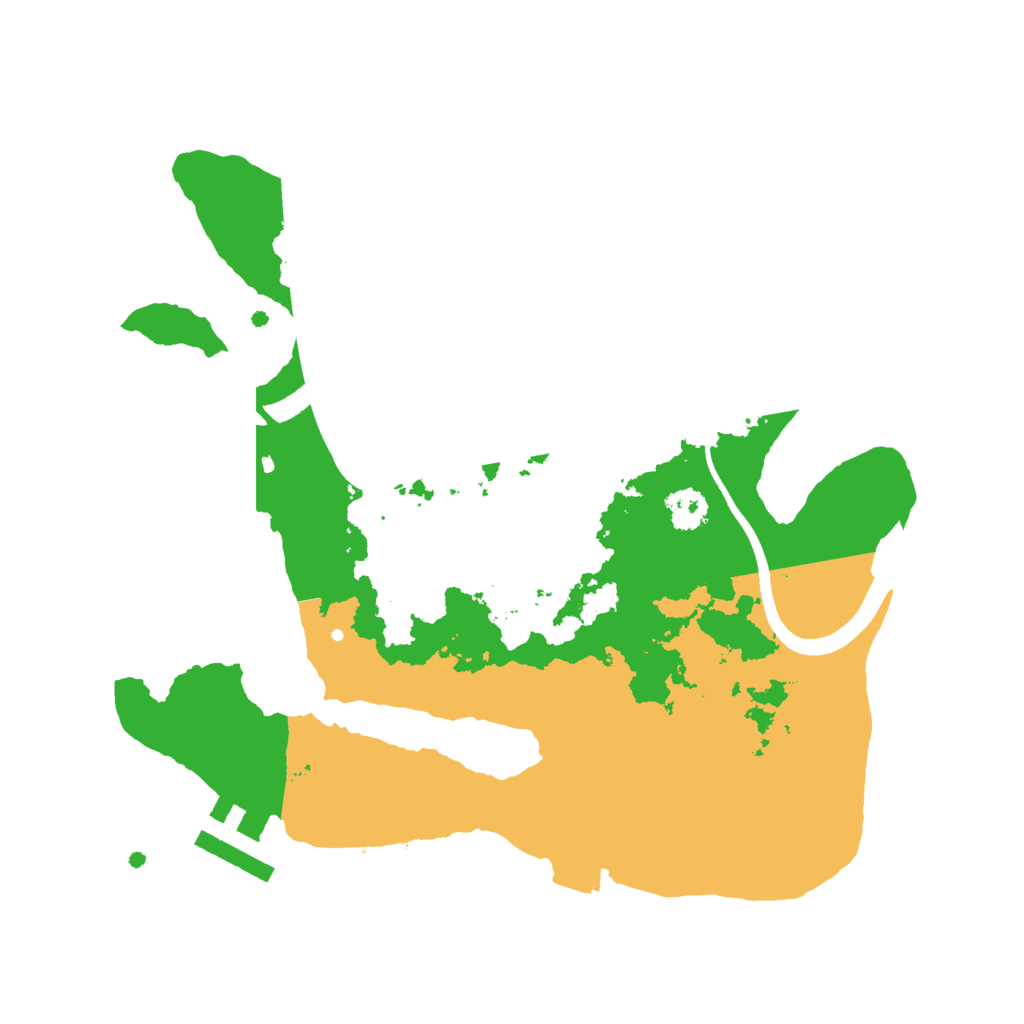 Biome Rust Map: Procedural Map, Size: 2500, Seed: 512784449