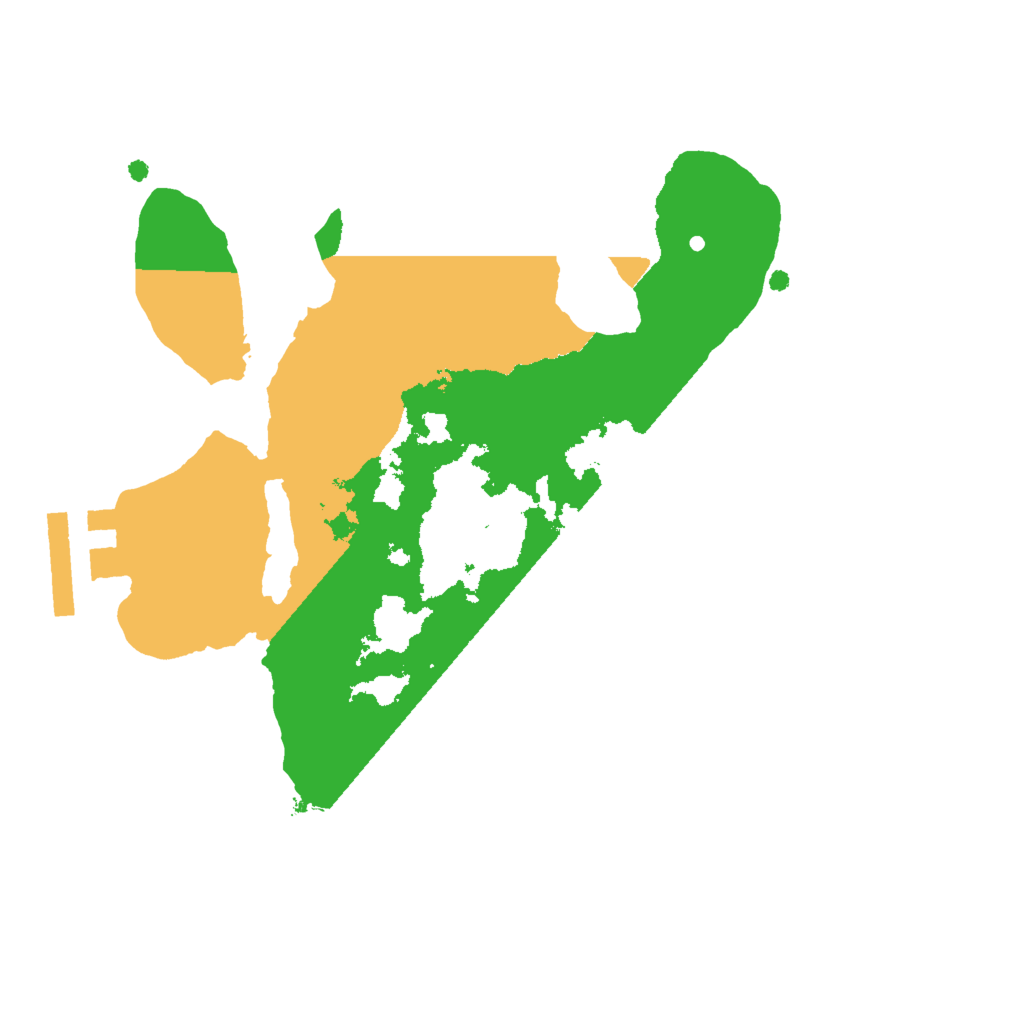 Biome Rust Map: Procedural Map, Size: 2000, Seed: 65670426