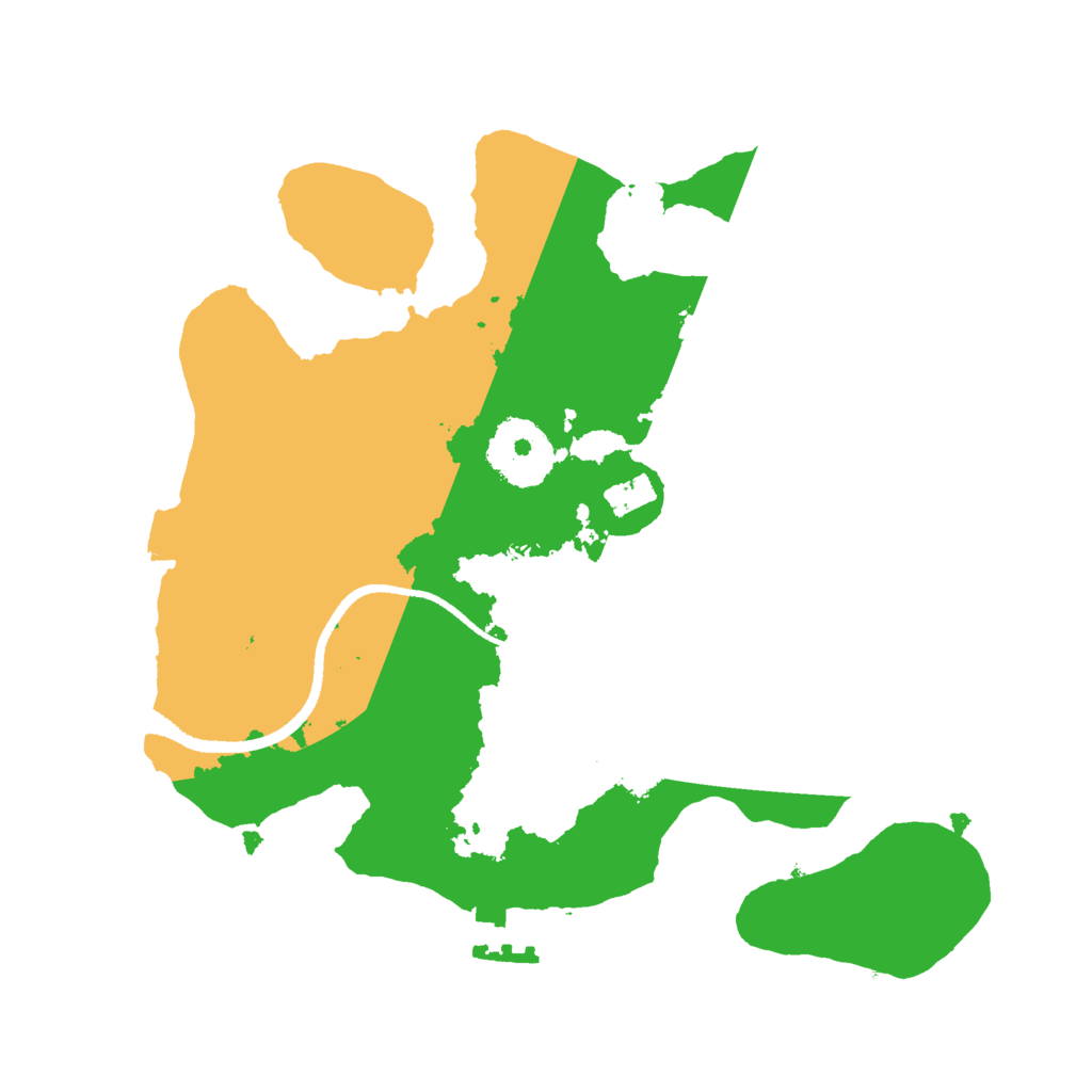 Biome Rust Map: Procedural Map, Size: 2500, Seed: 973390542