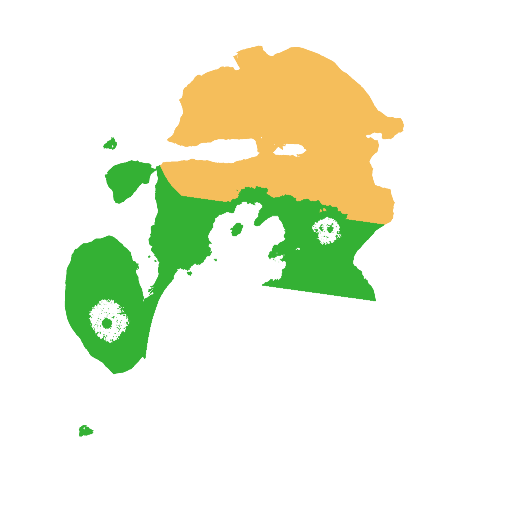 Biome Rust Map: Procedural Map, Size: 2000, Seed: 827455636