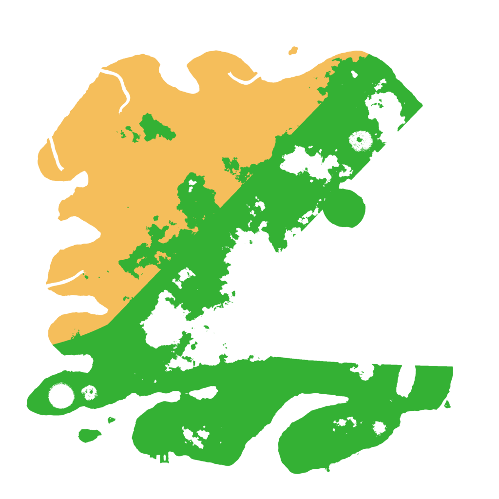 Biome Rust Map: Procedural Map, Size: 3500, Seed: 64486159