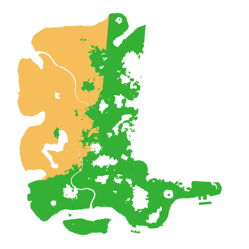 Biome Rust Map: Procedural Map, Size: 4000, Seed: 26065