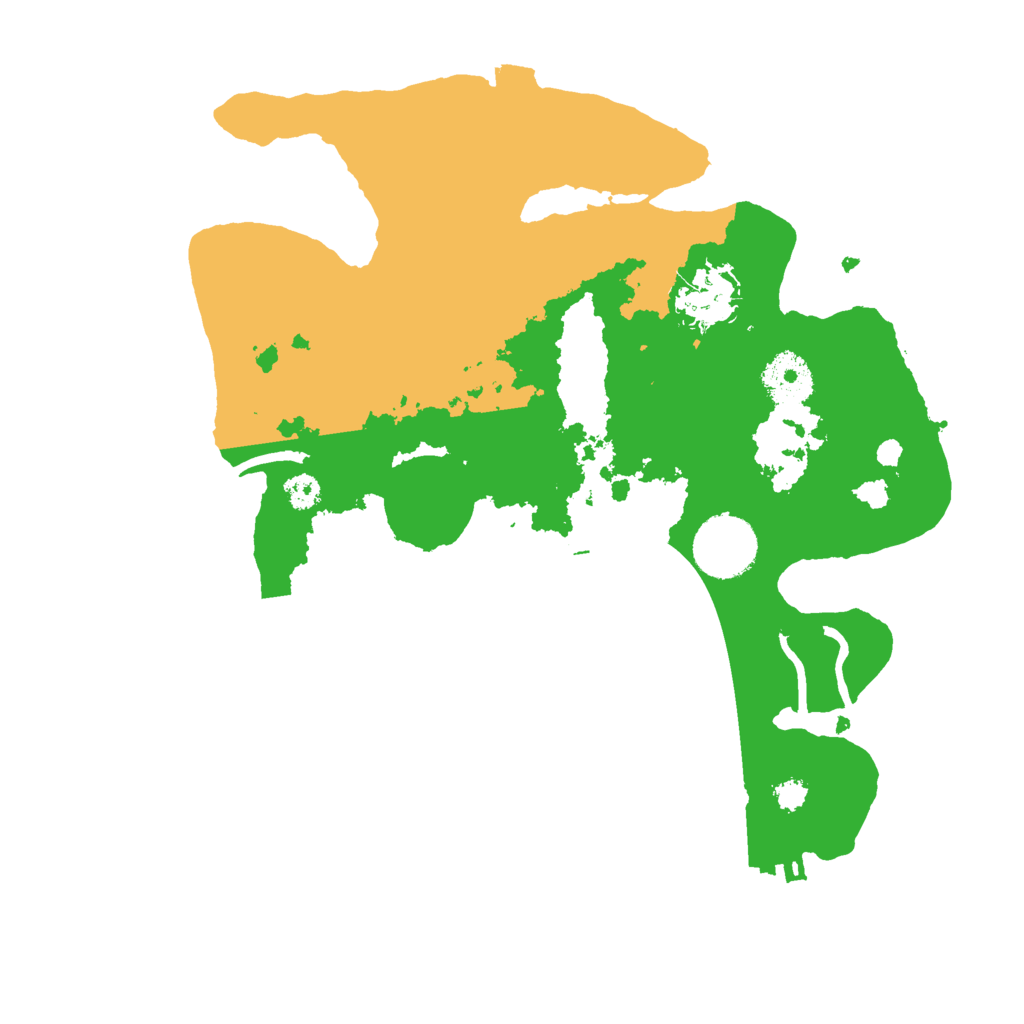 Biome Rust Map: Procedural Map, Size: 3000, Seed: 28282828