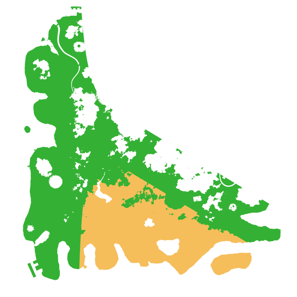Biome Rust Map: Procedural Map, Size: 4000, Seed: 1304819512
