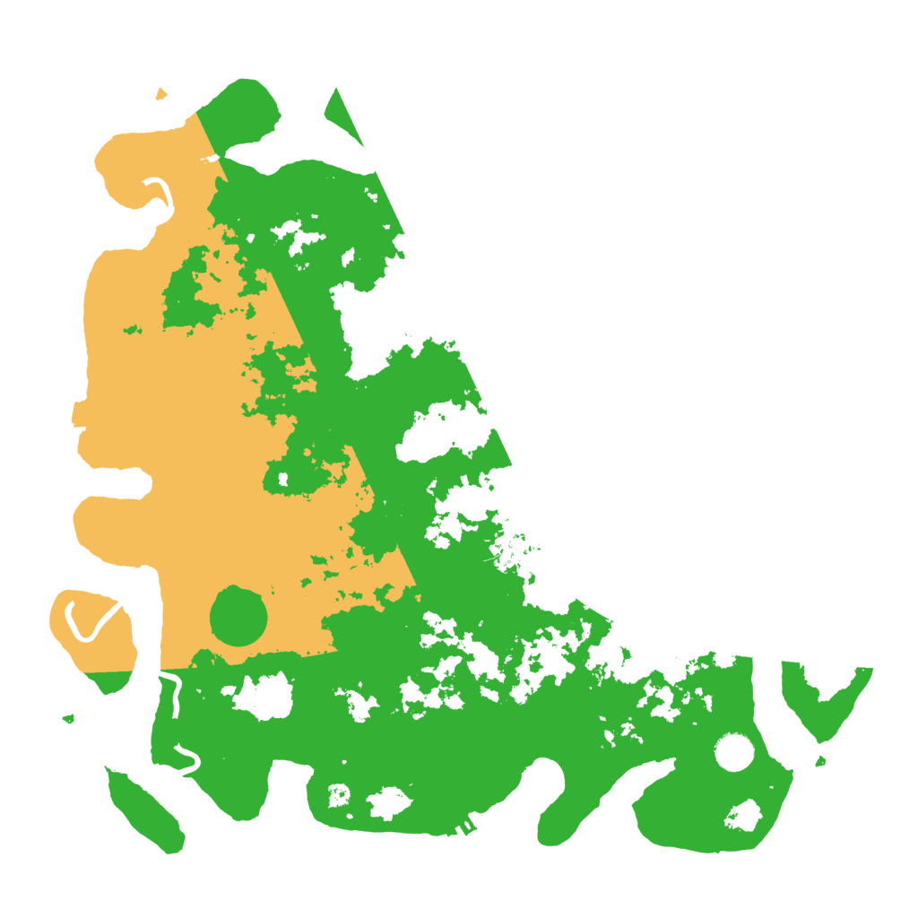 Biome Rust Map: Procedural Map, Size: 4200, Seed: 677407581