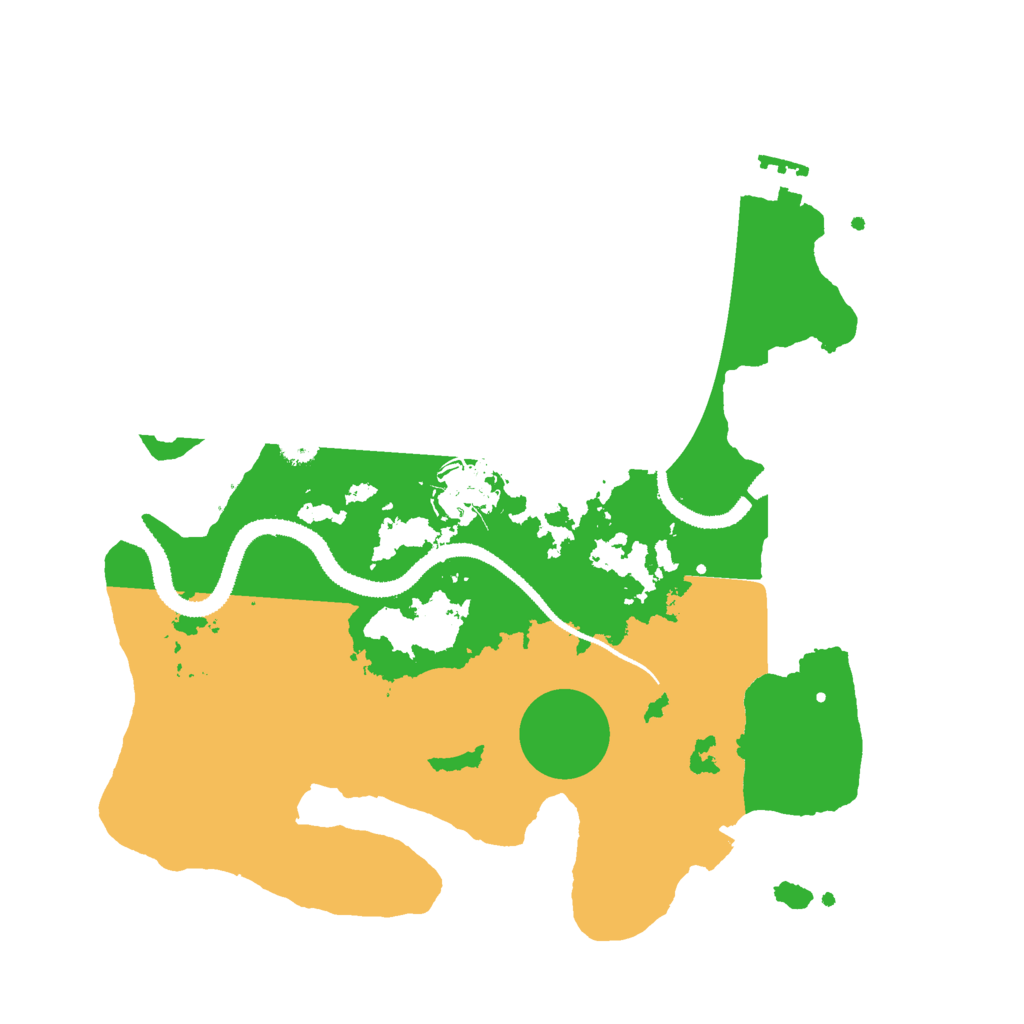 Biome Rust Map: Procedural Map, Size: 3000, Seed: 1872958466