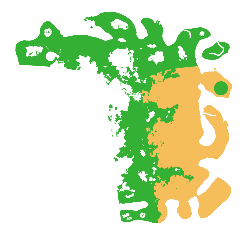 Biome Rust Map: Procedural Map, Size: 4577, Seed: 7285