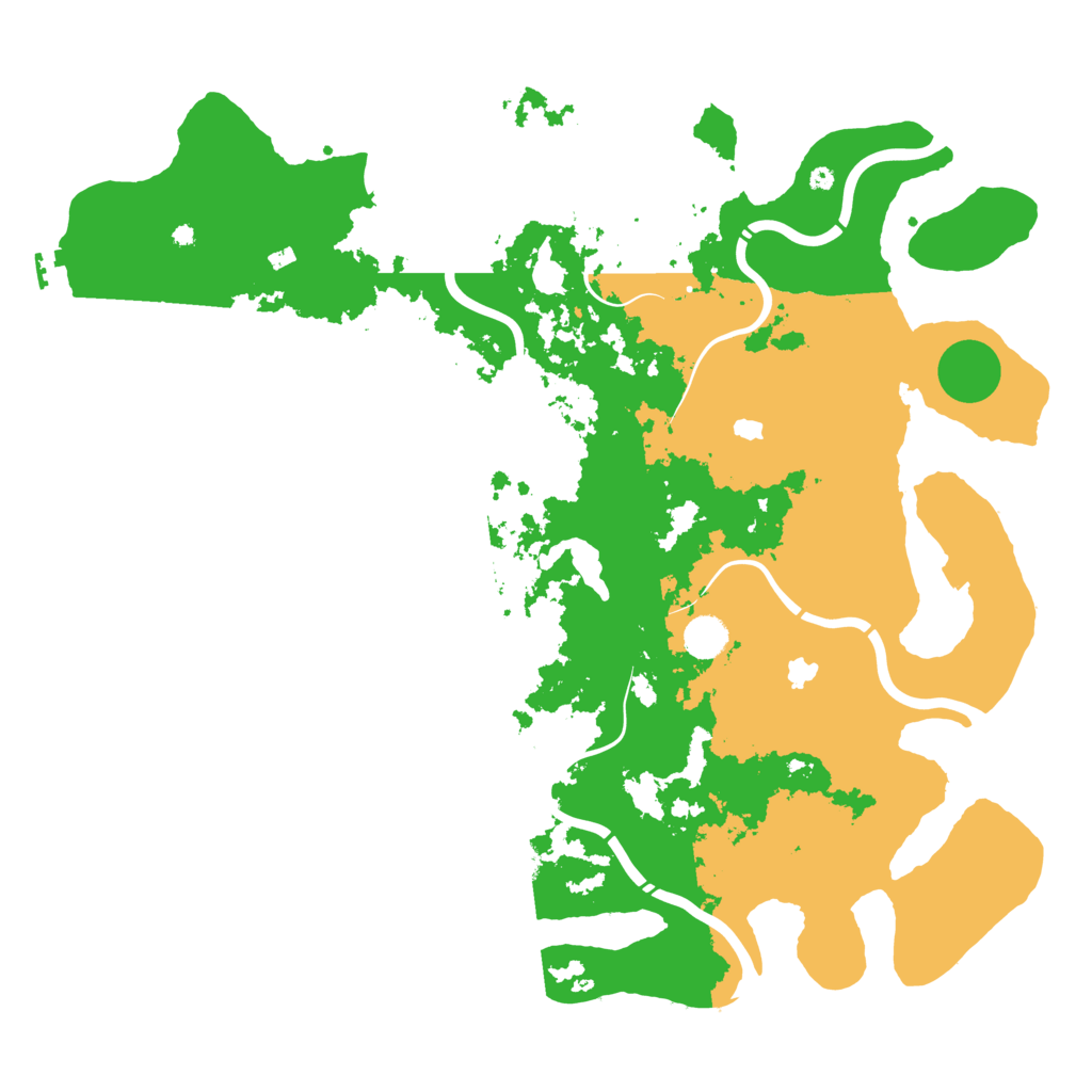 Biome Rust Map: Procedural Map, Size: 4577, Seed: 7285