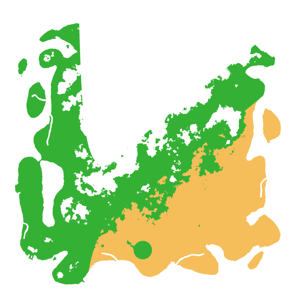 Biome Rust Map: Procedural Map, Size: 4300, Seed: 76896805