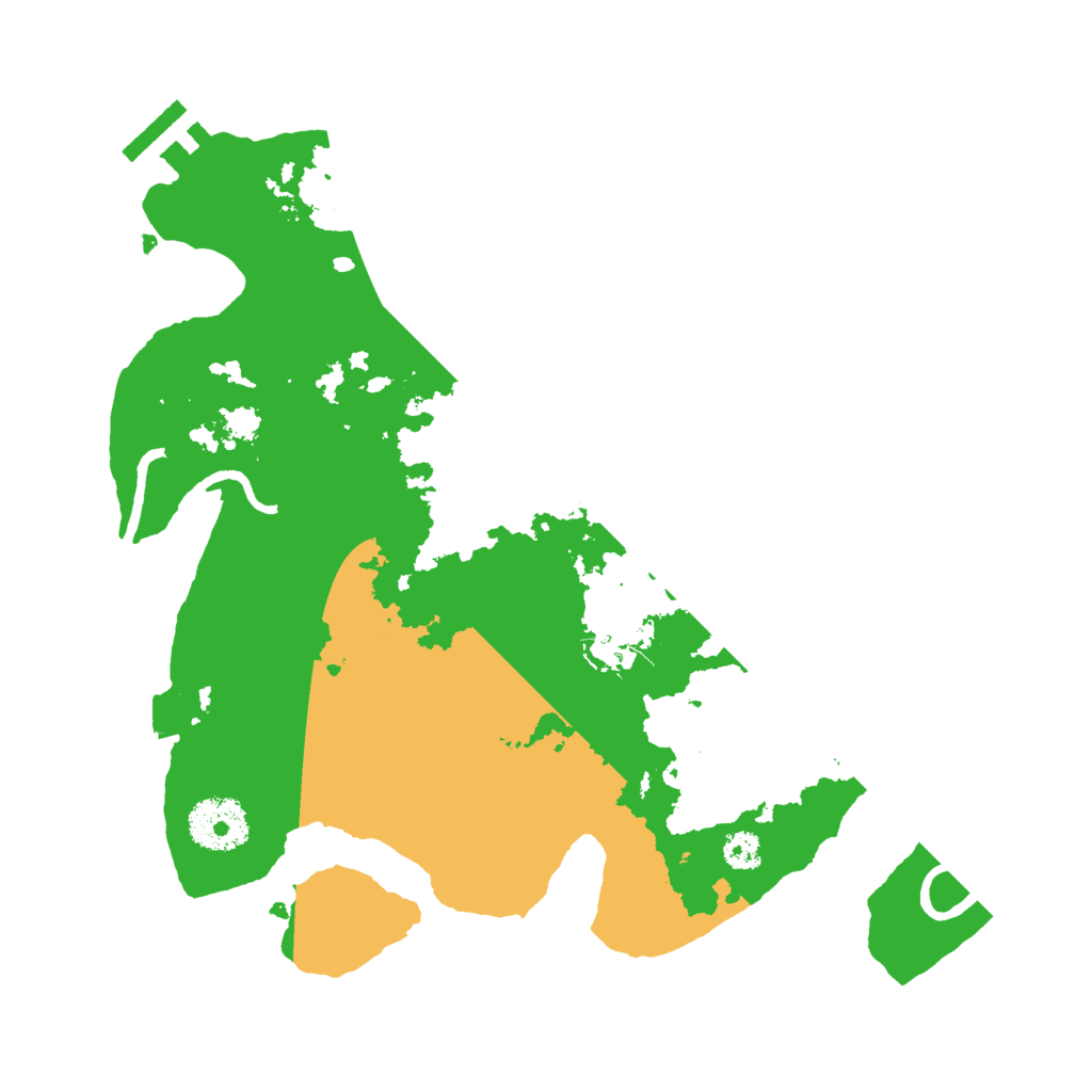 Biome Rust Map: Procedural Map, Size: 2900, Seed: 45645