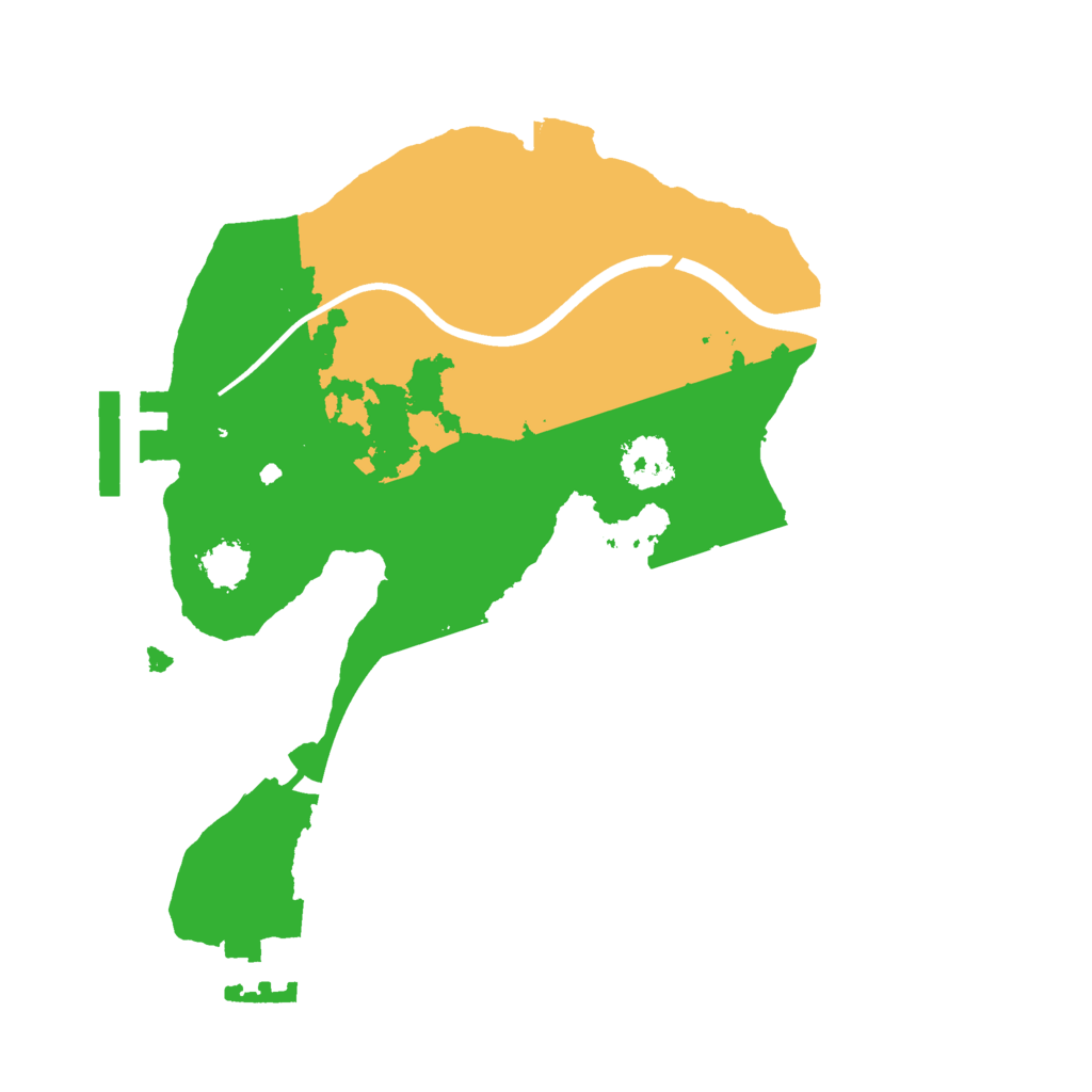 Biome Rust Map: Procedural Map, Size: 2100, Seed: 429862670