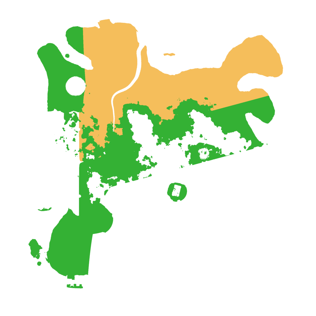 Biome Rust Map: Procedural Map, Size: 3000, Seed: 1849307310