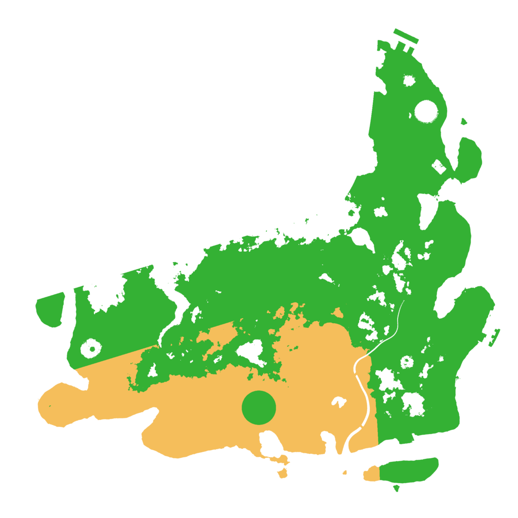 Biome Rust Map: Procedural Map, Size: 4000, Seed: 559605058