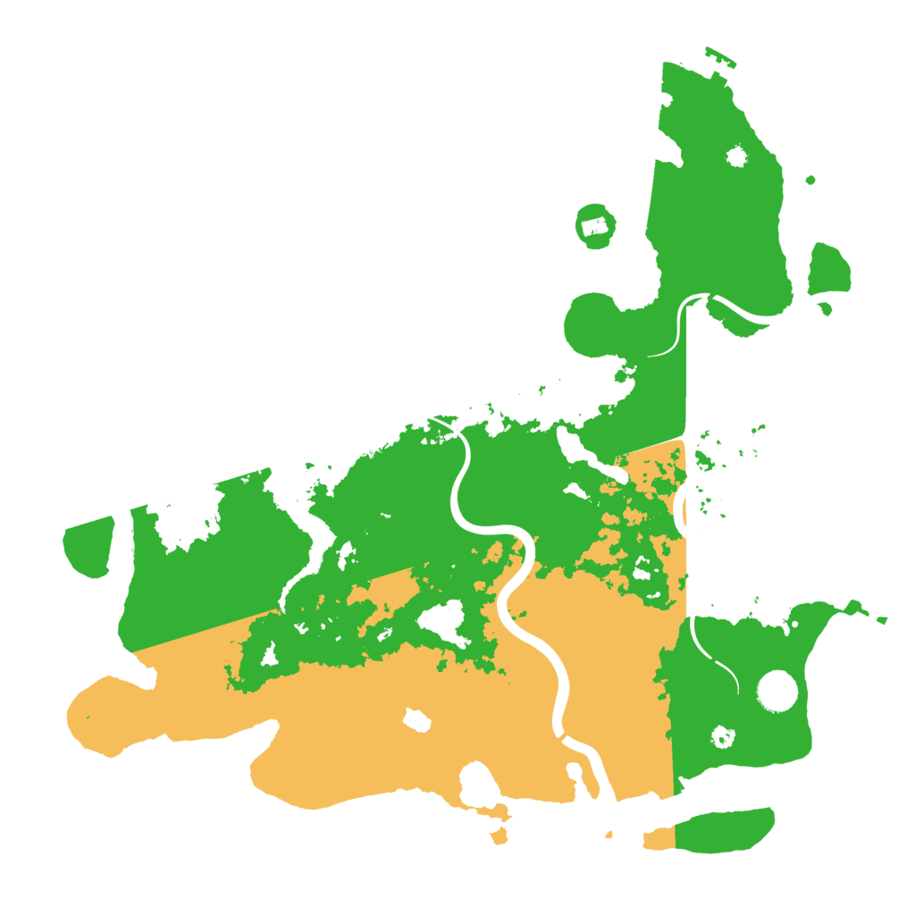 Biome Rust Map: Procedural Map, Size: 4000, Seed: 559605058