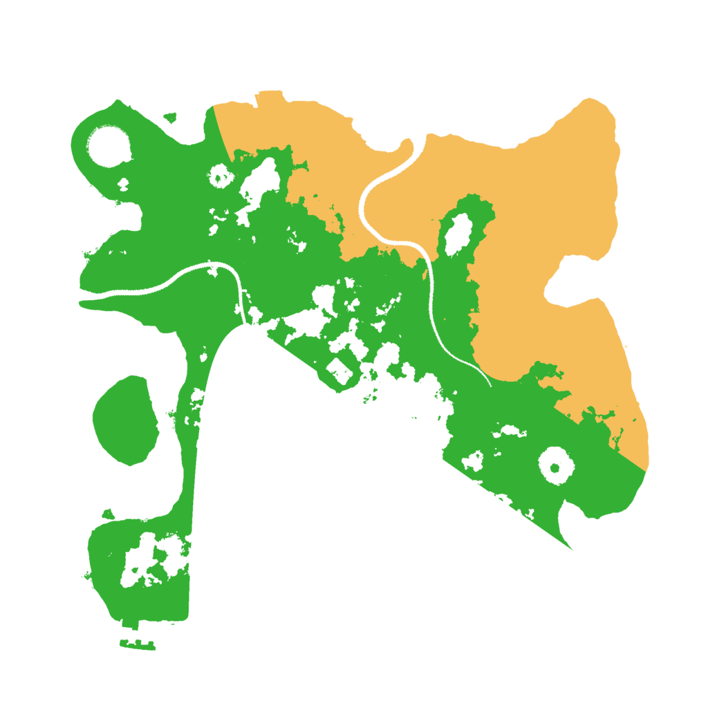 Biome Rust Map: Procedural Map, Size: 3000, Seed: 2017102920