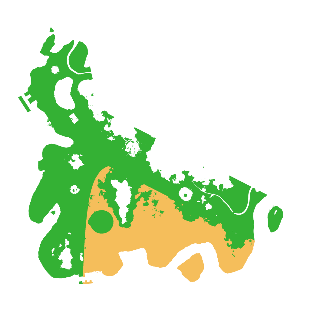Biome Rust Map: Procedural Map, Size: 3500, Seed: 1723845250