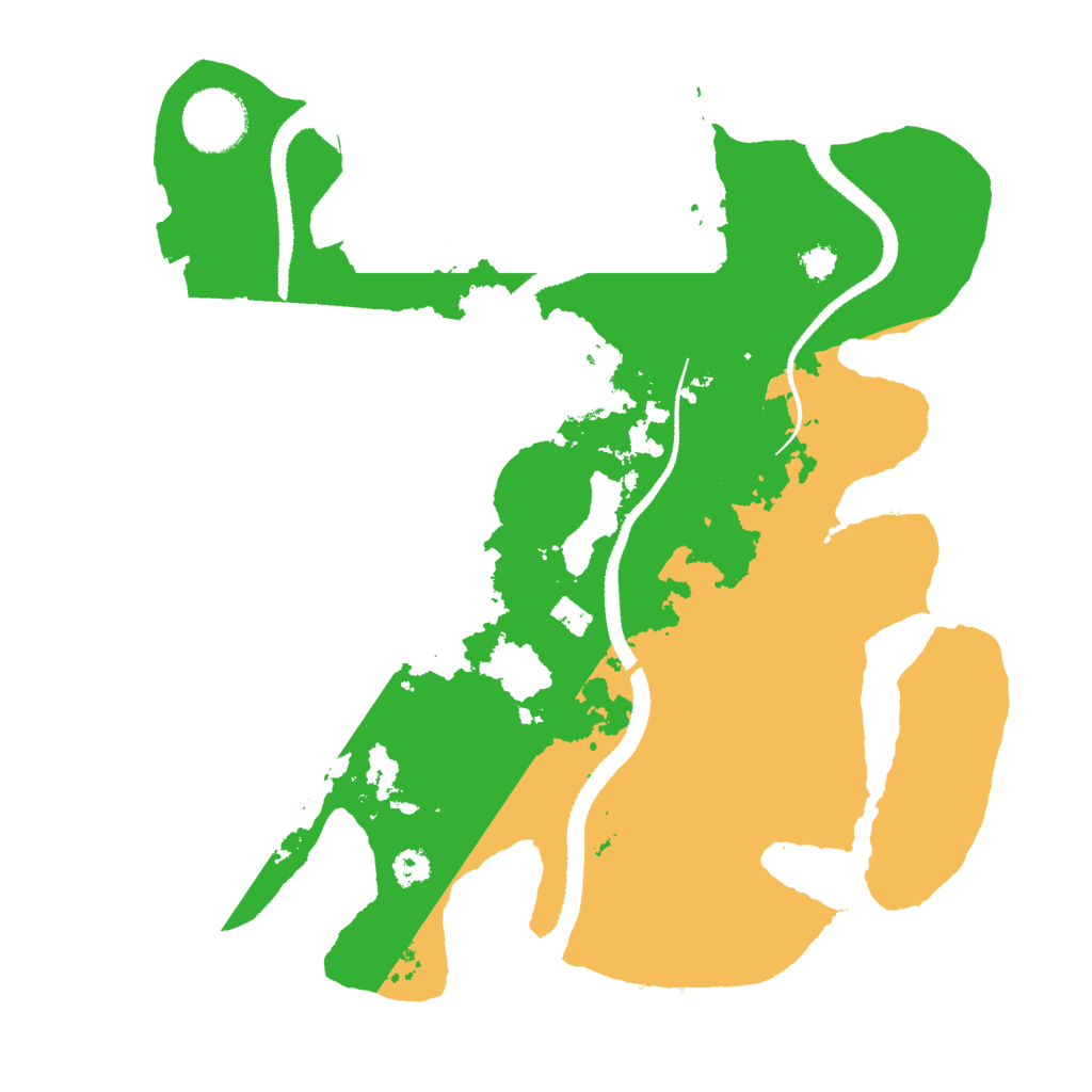 Biome Rust Map: Procedural Map, Size: 3000, Seed: 1358