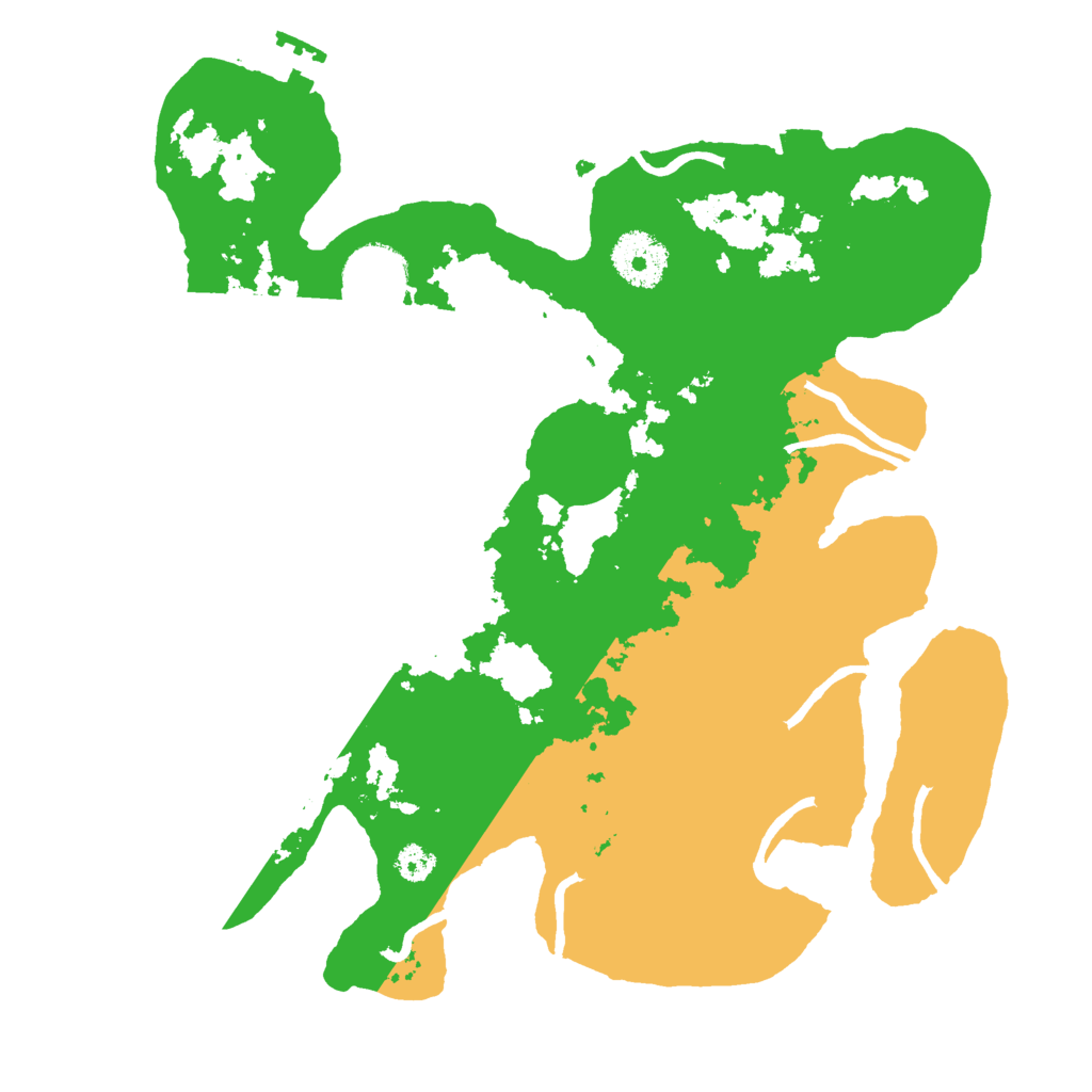 Biome Rust Map: Procedural Map, Size: 3000, Seed: 1358