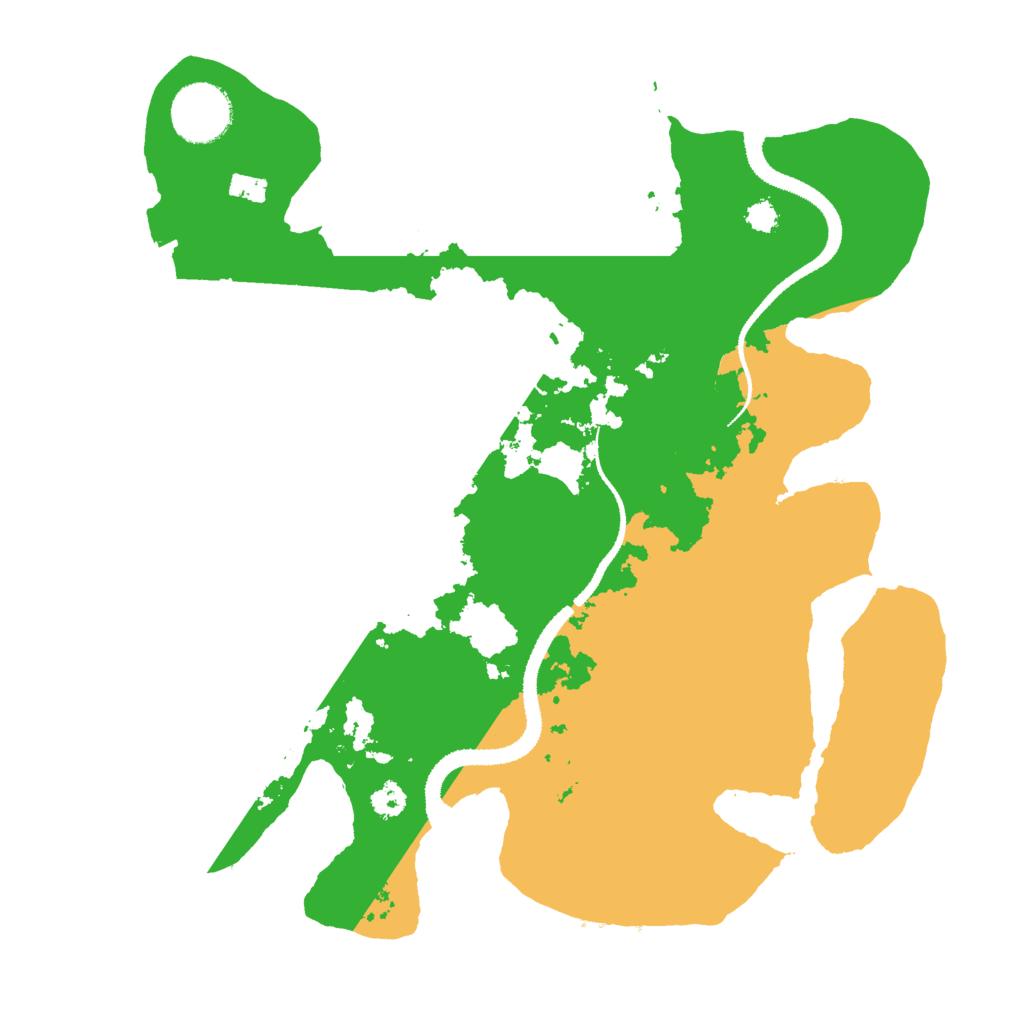 Biome Rust Map: Procedural Map, Size: 3000, Seed: 1358