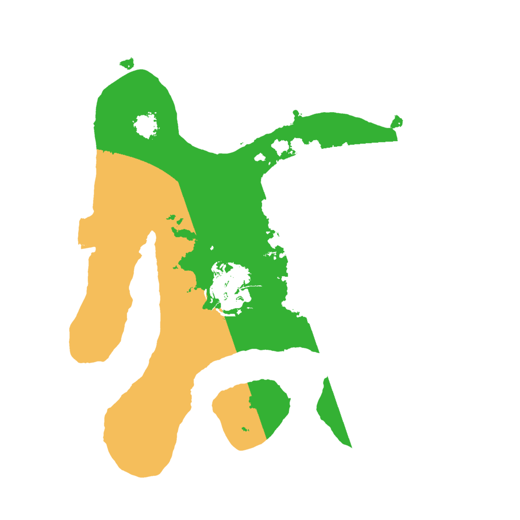 Biome Rust Map: Procedural Map, Size: 2000, Seed: 1495943612