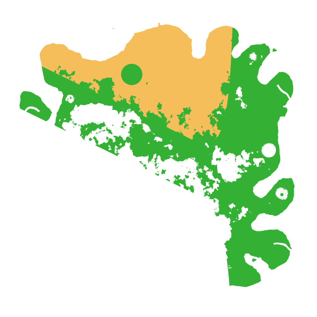 Biome Rust Map: Procedural Map, Size: 3950, Seed: 17486897