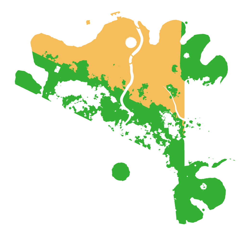 Biome Rust Map: Procedural Map, Size: 3950, Seed: 17486897