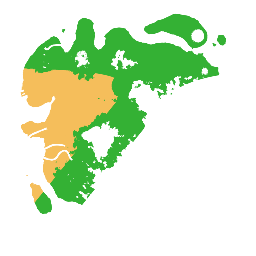 Biome Rust Map: Procedural Map, Size: 3500, Seed: 137895392