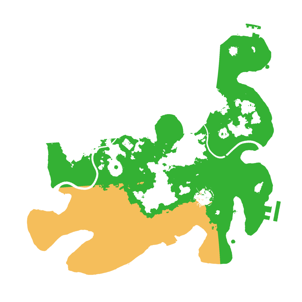 Biome Rust Map: Procedural Map, Size: 3000, Seed: 1440874383