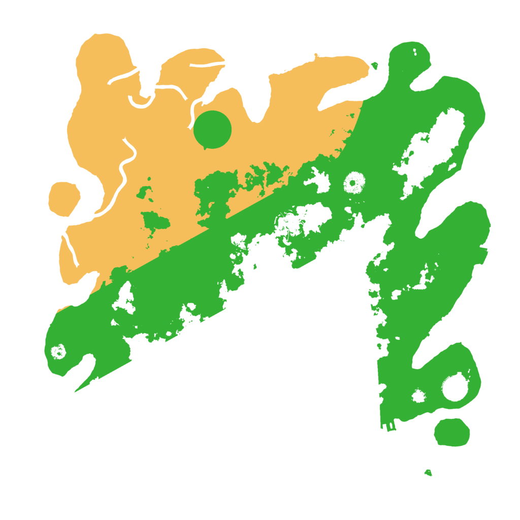 Biome Rust Map: Procedural Map, Size: 3600, Seed: 537453