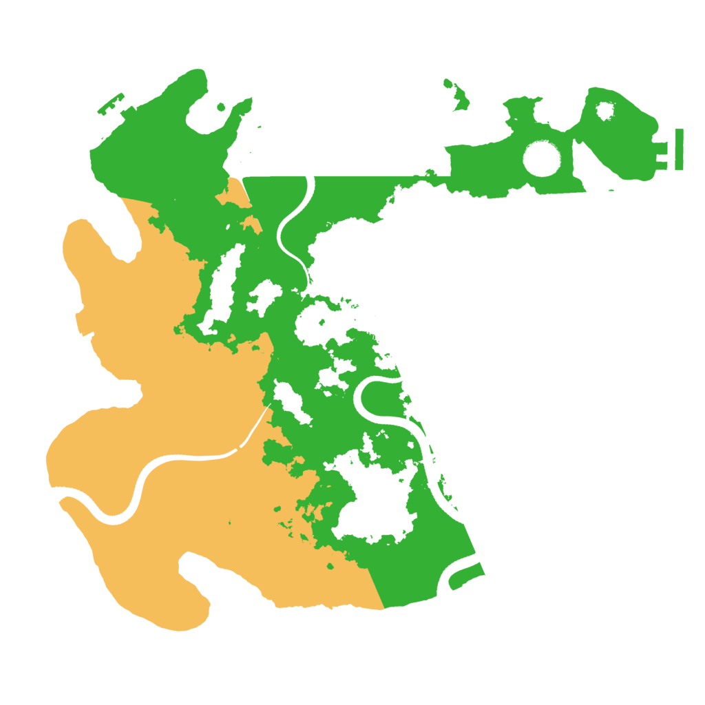 Biome Rust Map: Procedural Map, Size: 3450, Seed: 47475392
