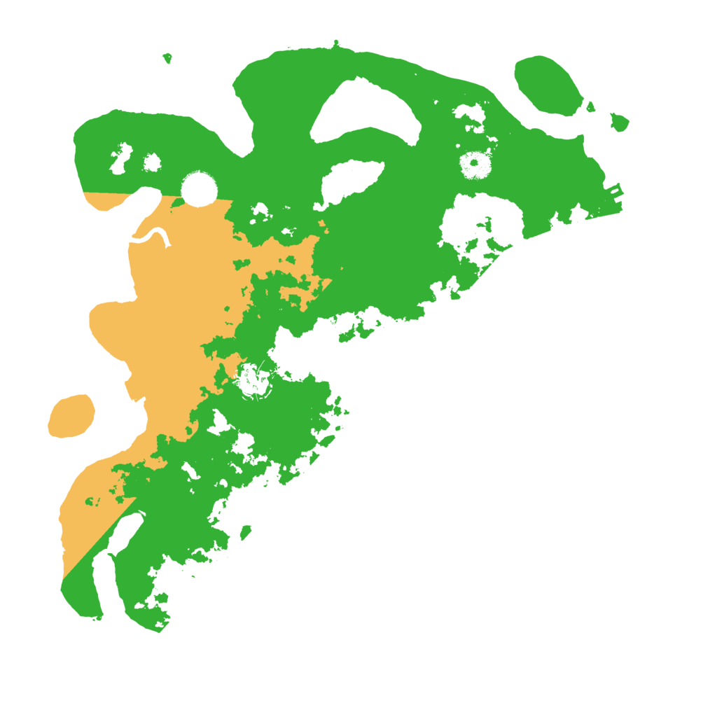 Biome Rust Map: Procedural Map, Size: 3600, Seed: 10309853